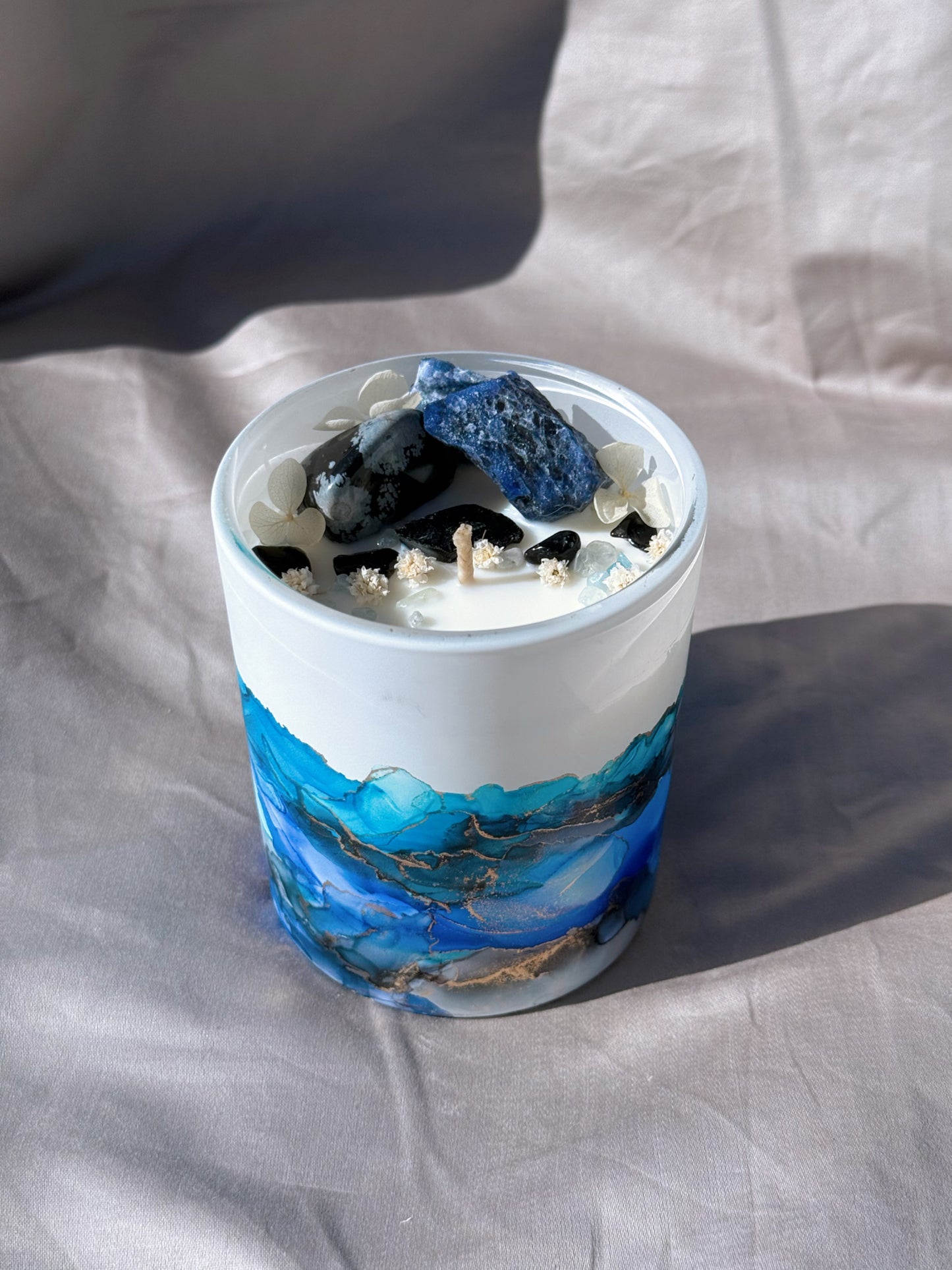 One of a Kind Crystal Candle - Star Dust