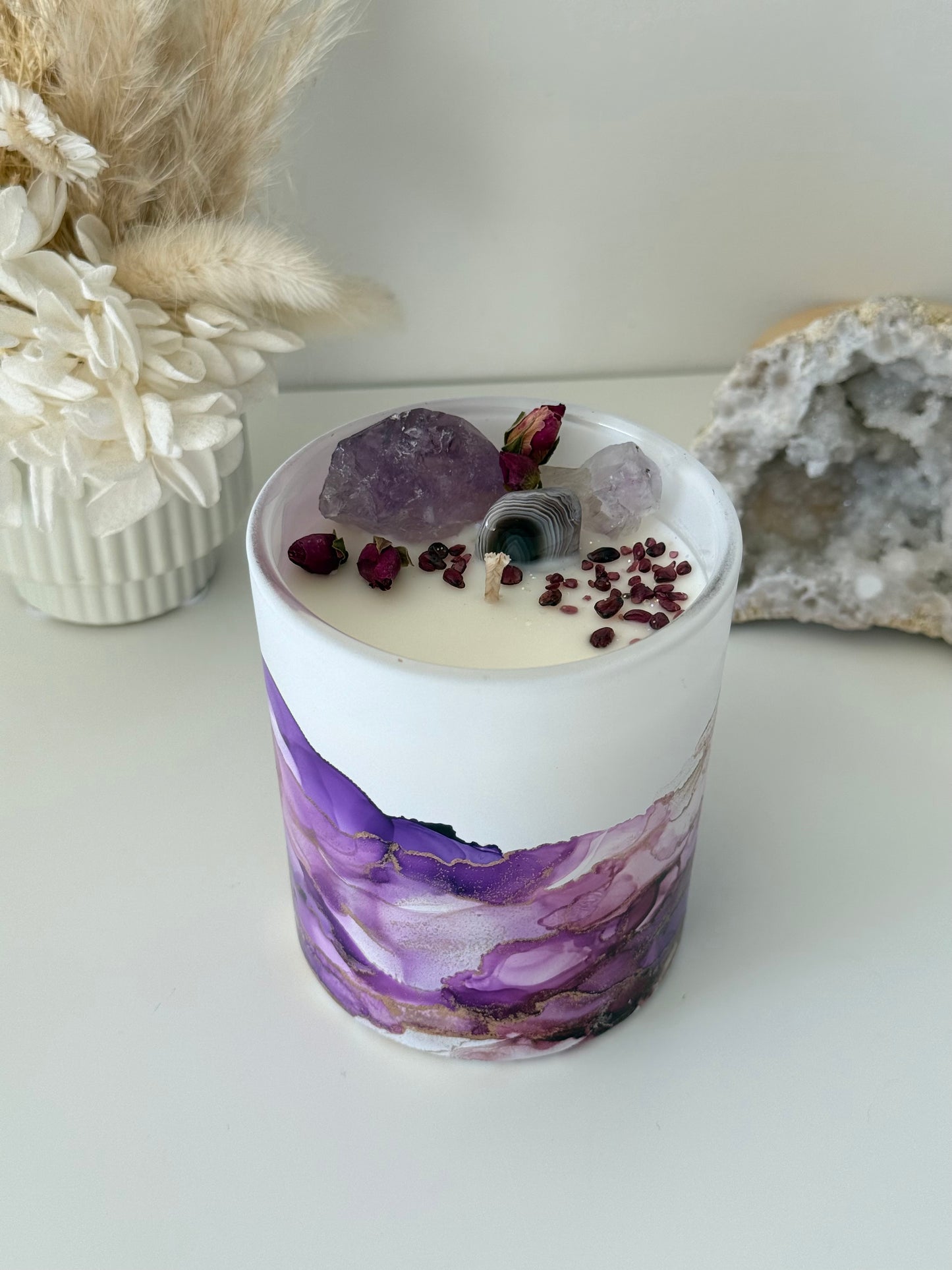 Camellia & Pink Lotus - One of a Kind Candle