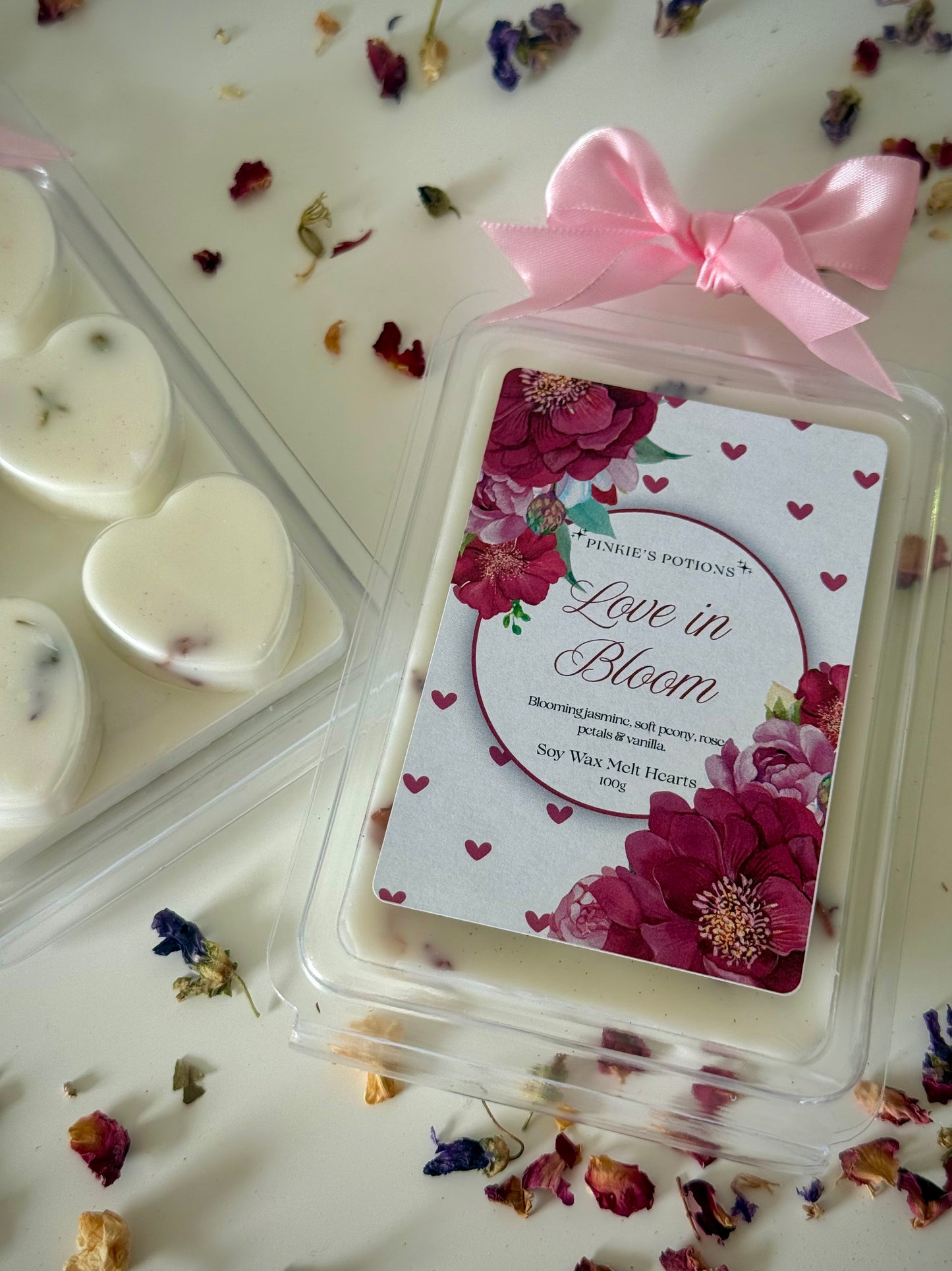 Love in Bloom Soy Wax Hearts