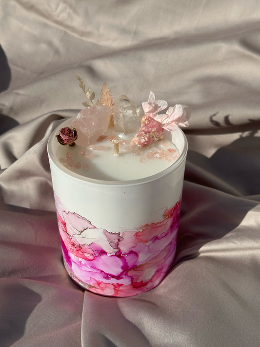 One of a Kind Crystal Candle - Si Type