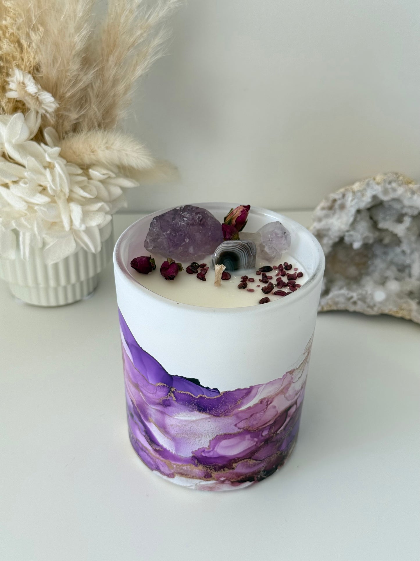 Camellia & Pink Lotus - One of a Kind Candle