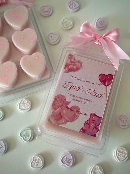 Cupid's Cloud Soy Wax Hearts